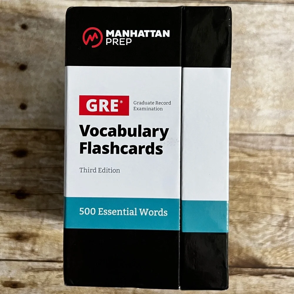 Manhattan Prep GRE Vocabulary Flashcards 3rd Ed 500 Essential & 500 AdvancedWord